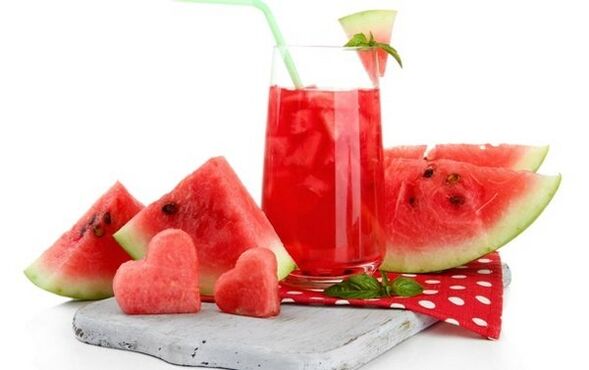 vattenmelon och vattenmelonjuice för viktminskning